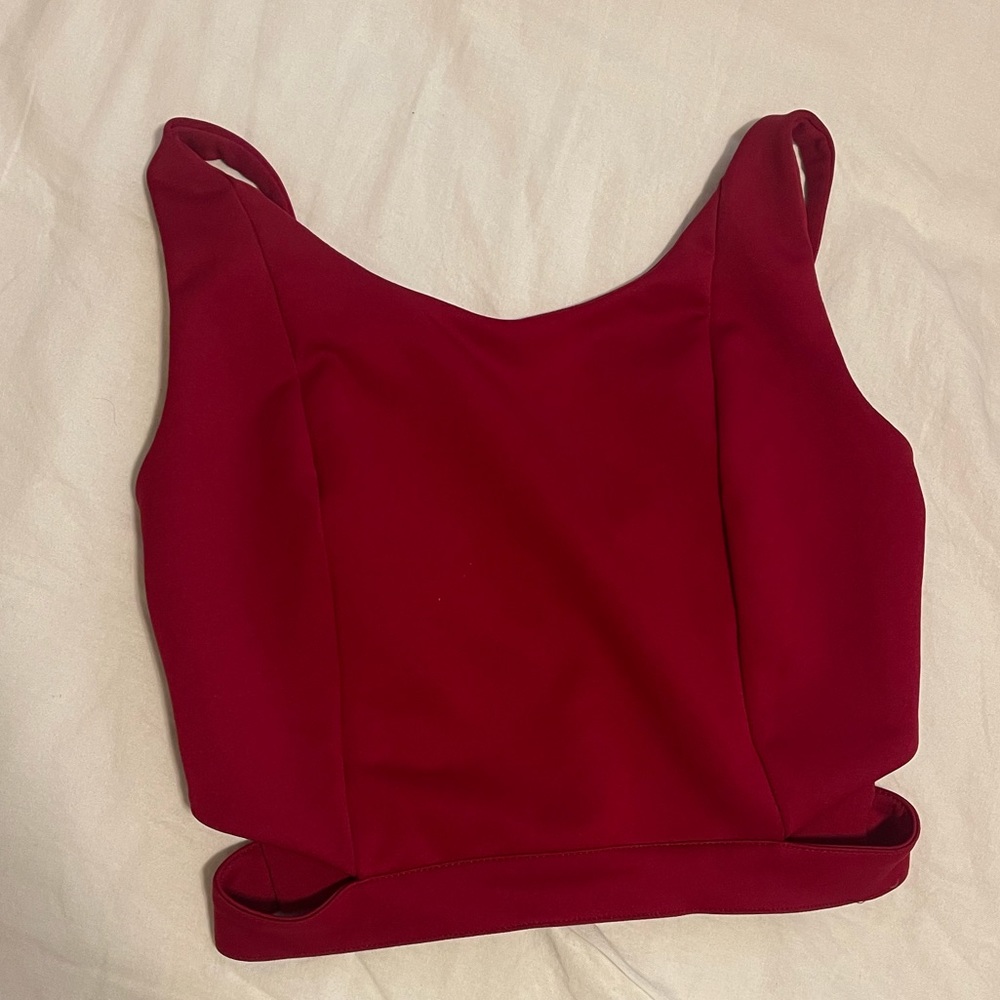Marciano Red cropped top